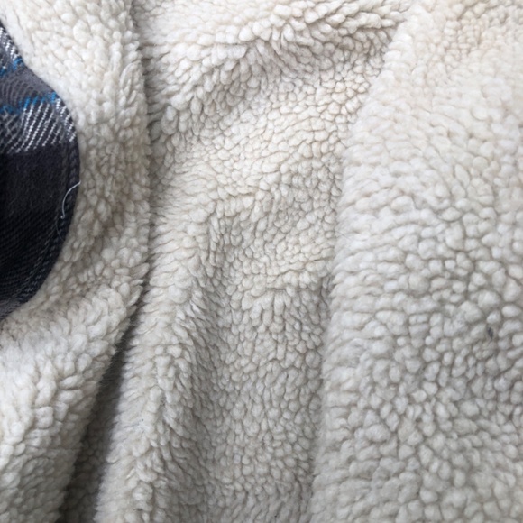 AE plaid Sherpa lined jacket L - Picture 4 of 5